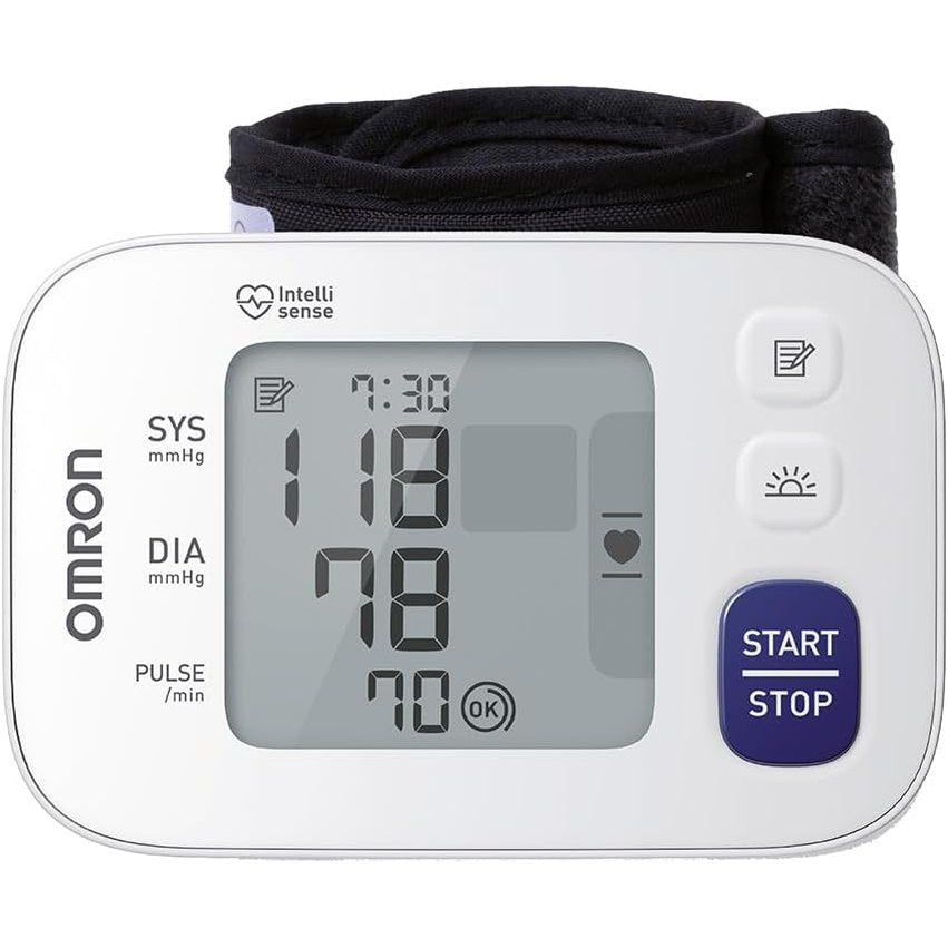 275090 - OMRON Monitor automatik i tensionit të gjakut për kyçin e dorës RS4, fitues i testit Stiftung Warentest 11/2023, i validuar klinikisht, me memorie, sensor pozicionimi