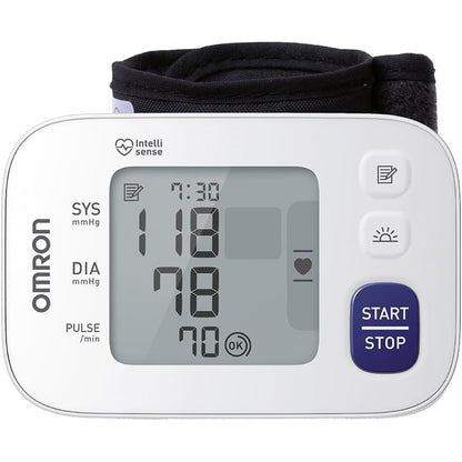 275090 - OMRON Monitor automatik i tensionit të gjakut për kyçin e dorës RS4, fitues i testit Stiftung Warentest 11/2023, i validuar klinikisht, me memorie, sensor pozicionimi