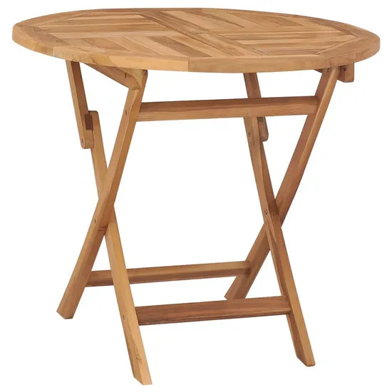 265532 - vidaXL Tavolinë Kopshti e Palosshme 85x76 cm prej Druri Teak të Fortë