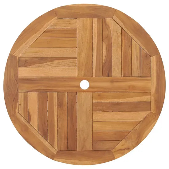 265532 - vidaXL Tavolinë Kopshti e Palosshme 85x76 cm prej Druri Teak të Fortë