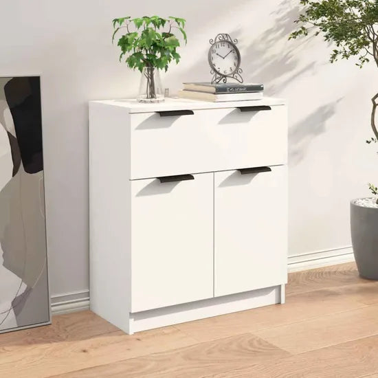 244900 - vidaXL Komodinë / Sideboard i Bardhë 60 × 30 × 70 cm, Dru i Përpunuar
