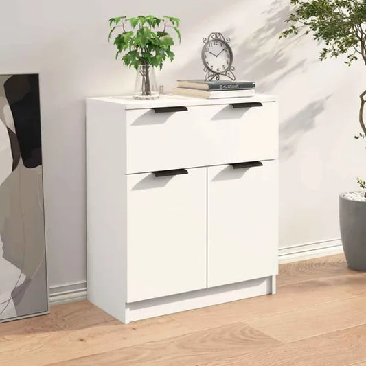 244900 - vidaXL Komodinë / Sideboard i Bardhë 60 × 30 × 70 cm, Dru i Përpunuar