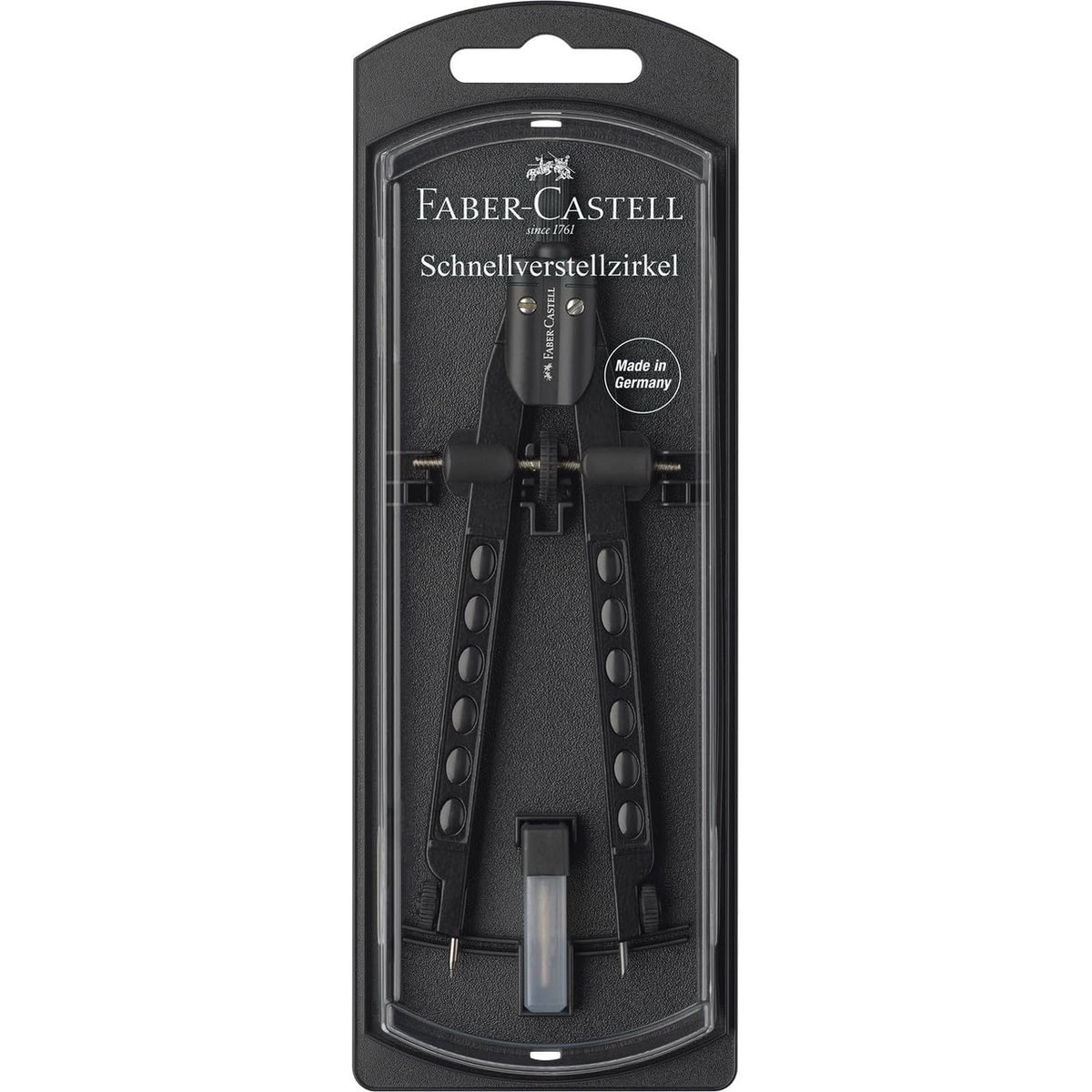310316 - FABER-CASTELL - BUSULL ME RREGULLIM TË SHPEJTË NGA FABRIKA, E ZEZË