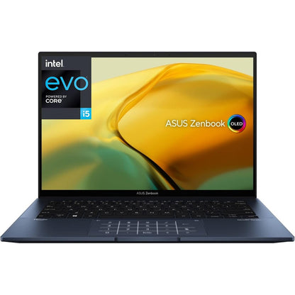 295333 - ASUS Laptop Zenbook 14 UX3402ZA-KN563W, 14" OLED WQ+, Core i5-1240P Evo, 8GB RAM, 256GB PCIe SSD, Windows 11, Teknologji Numpad, Tastierë Franceze AZERTY, blu