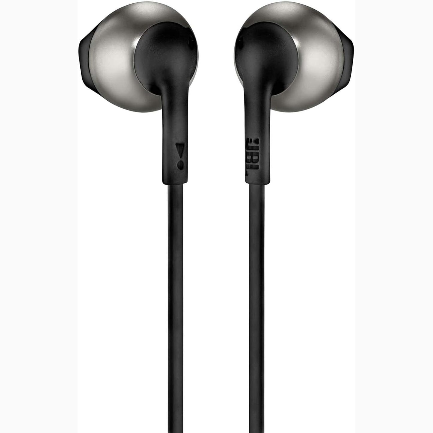 268766 - JBL Kufje T205 BLK me mikrofon, kabllo të sheshtë, prizë 3.5 mm, dizajn ergonomik, tingull bas i pastër JBL, të zeza