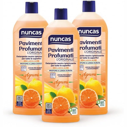 306412 - NUNCAS Pastrues dyshemeje me aromë Agrume - Paketim i shumëfishtë 3 x 1 L