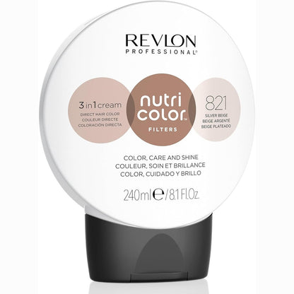 271878 - REVOLON PROFESSIONAL Nutri Color Filters Maska Mbrojtëse, Bezhë e Argjendtë - 240 ml