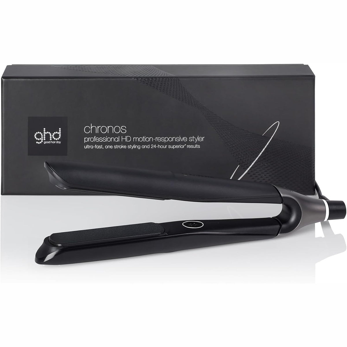 296521 - GHD Pjastër flokësh Chronos, pjatë 2.5 cm, stilues inteligjent, me shkëlqim kundër kaçurrelave