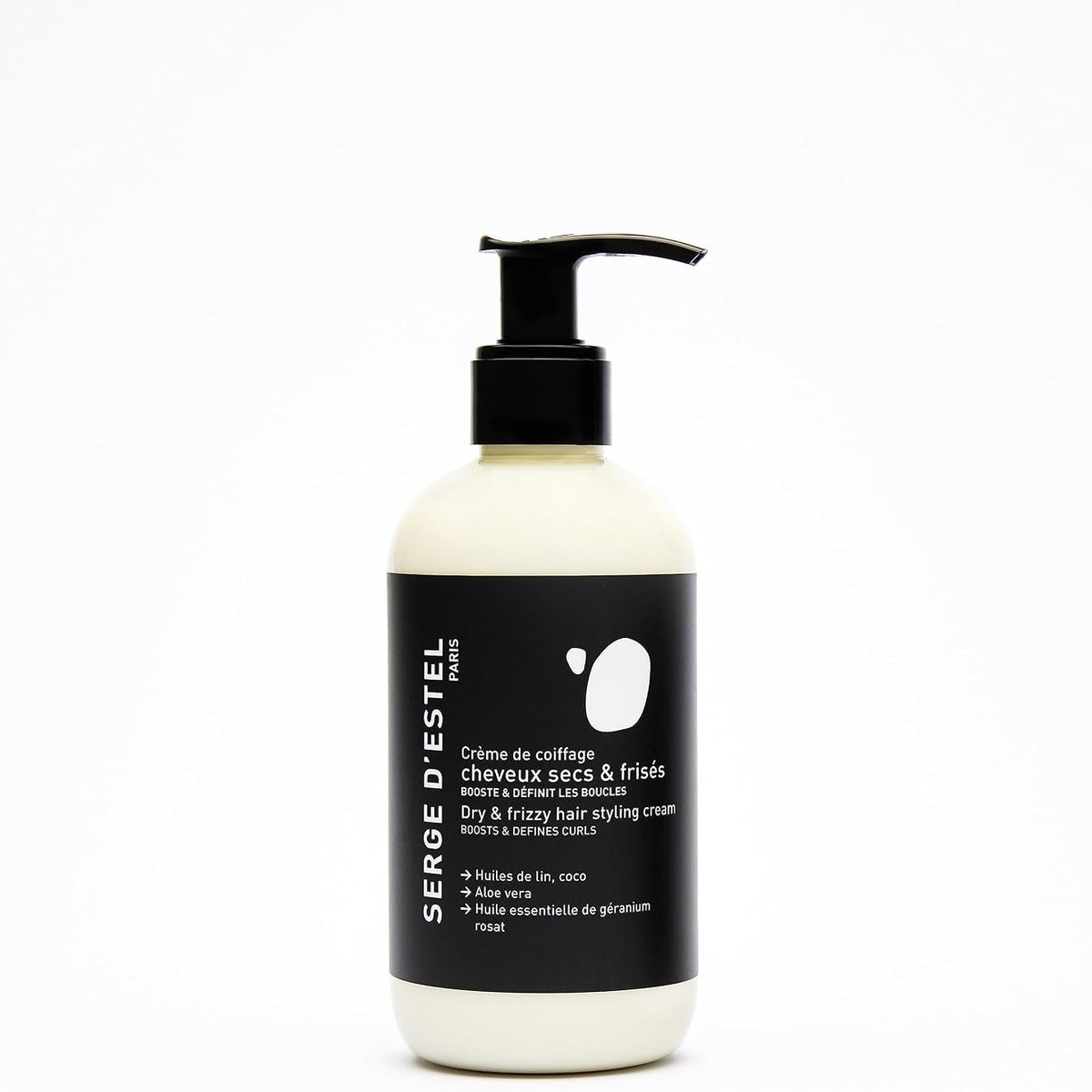 303338 - SERGE D'ESTEL PARIS Krem Stilimi për Flokë të Thatë dhe Kaçurrela 200ml, Trajtim Ushqyes dhe Definues, 100% Vegan