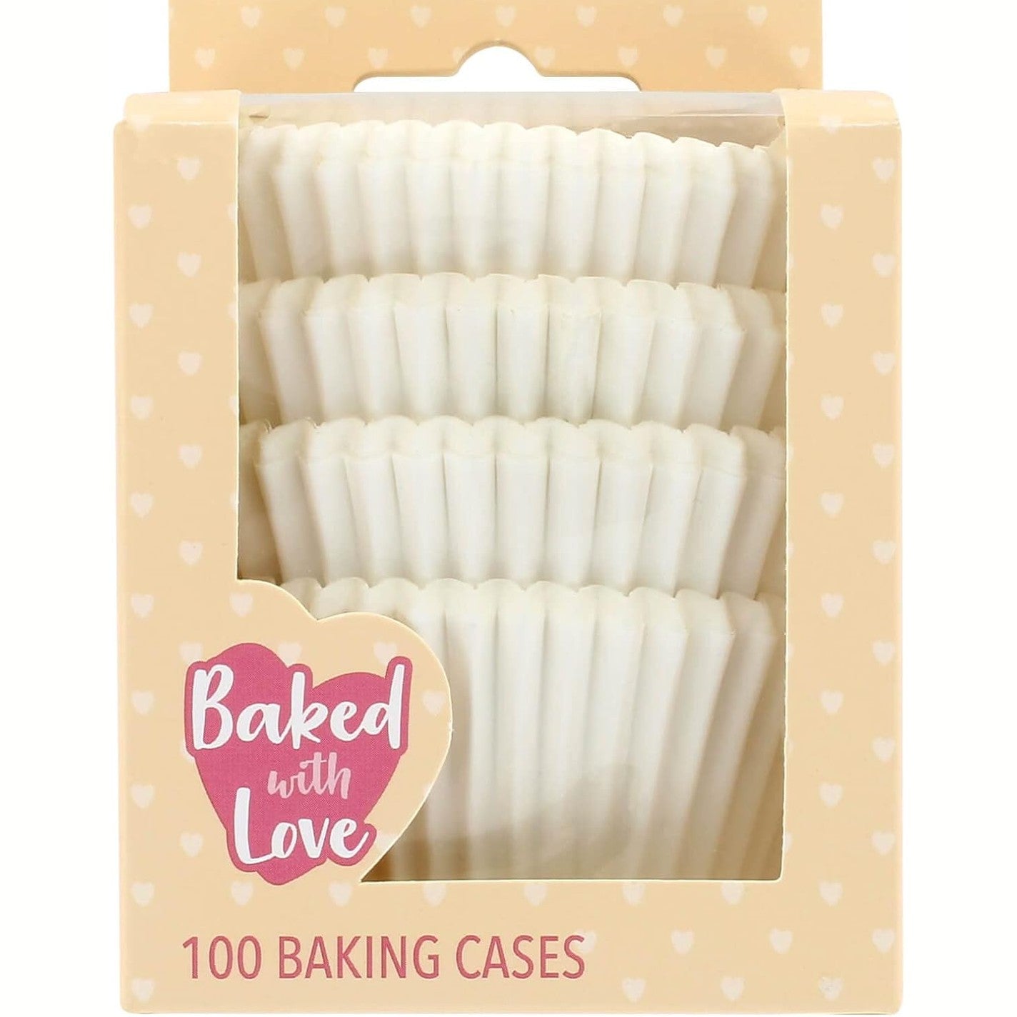 248973 - Pjekur me Dashuri Forma Cupcake 100 copë, Fettdichte PapierfÃ¶rmchen për Kekë dhe Kekë të Vogël, 50541