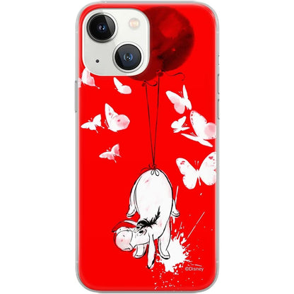 299733 - ERT GROUP - Mbështjellës telefoni për iPhone 13 MINI, Origjinal dhe i Licencuar Zyrtarisht me Pattern Disney Easy 001 të Kuqe, Mbështjellës TPU