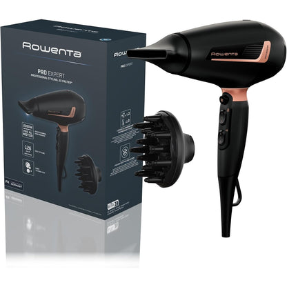 271333 - ROWENTA Tharëse Flokësh CV8830 Pro Expert 2200 W, Gjenerator Joni, Ergonomik, E Zezë