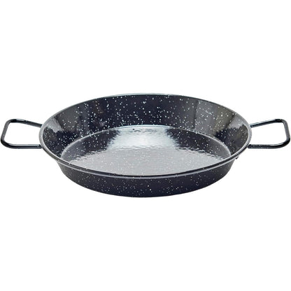 248013 - LA IDEAL Tigan për paella çelik i emaluar, i zi, 20 cm, 1 copë