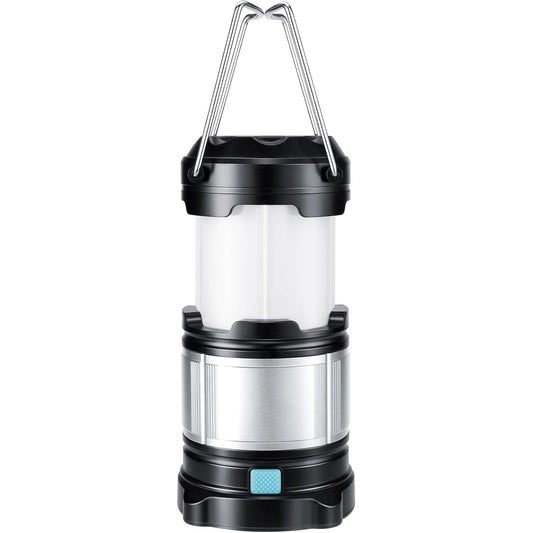 222951 - FENER KAMPINGU IPX5 LED, 4 mënyra drite, llambë e ndritshme kampingu, llambë LED USB, elektrik dore me bankë energjie të rikarikueshme, bateri e integruar