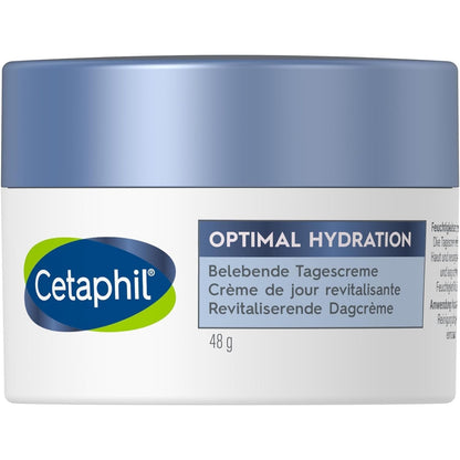 303328 - Cetaphil Krem Ditor Optimal Hydration Invigorating, 48g, 48 orë lagështi, me glicerinë, acid hialuronik dhe gjalpë shea
