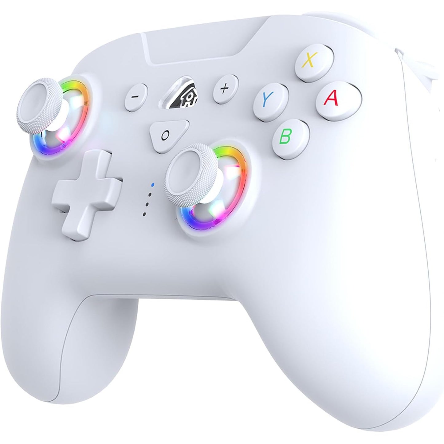 273476 - SUBSONIC Kontrollues pa tel për Switch dhe Switch 2, Bluetooth, LED, dridhje, xhiroskop 6 boshte, i bardhë