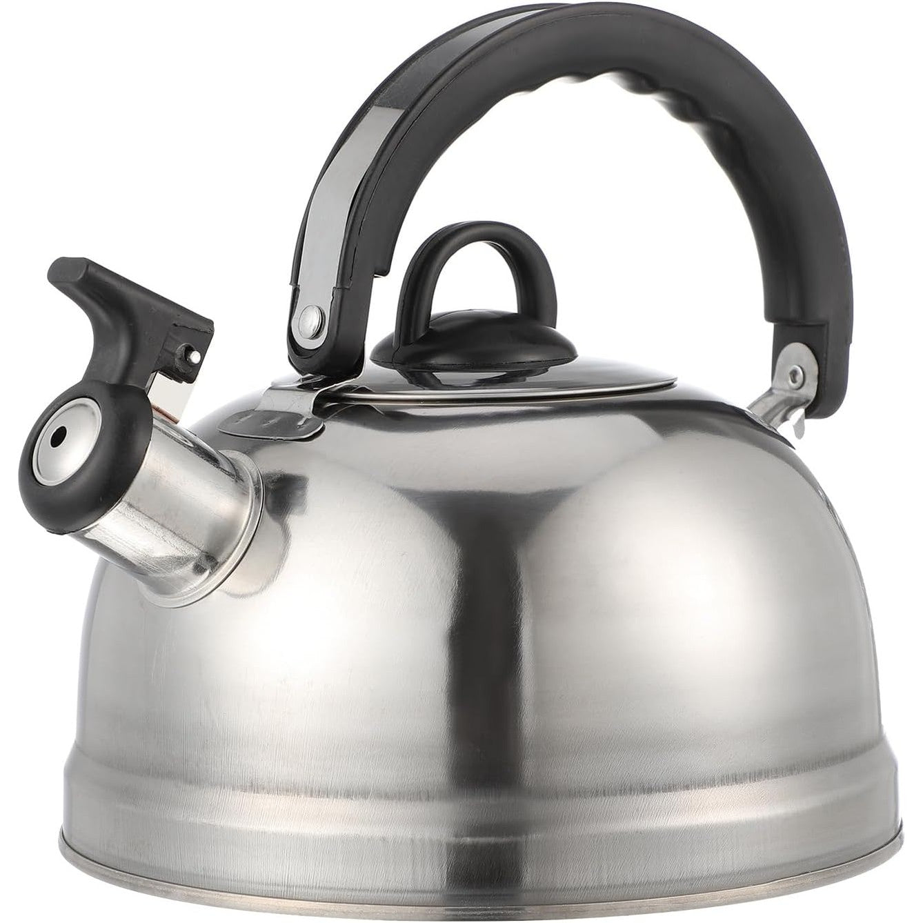 216069 - ANGOILY Çajnik me fishkëllimë, çelik inox, 3L, për sobë me gaz dhe elektrike