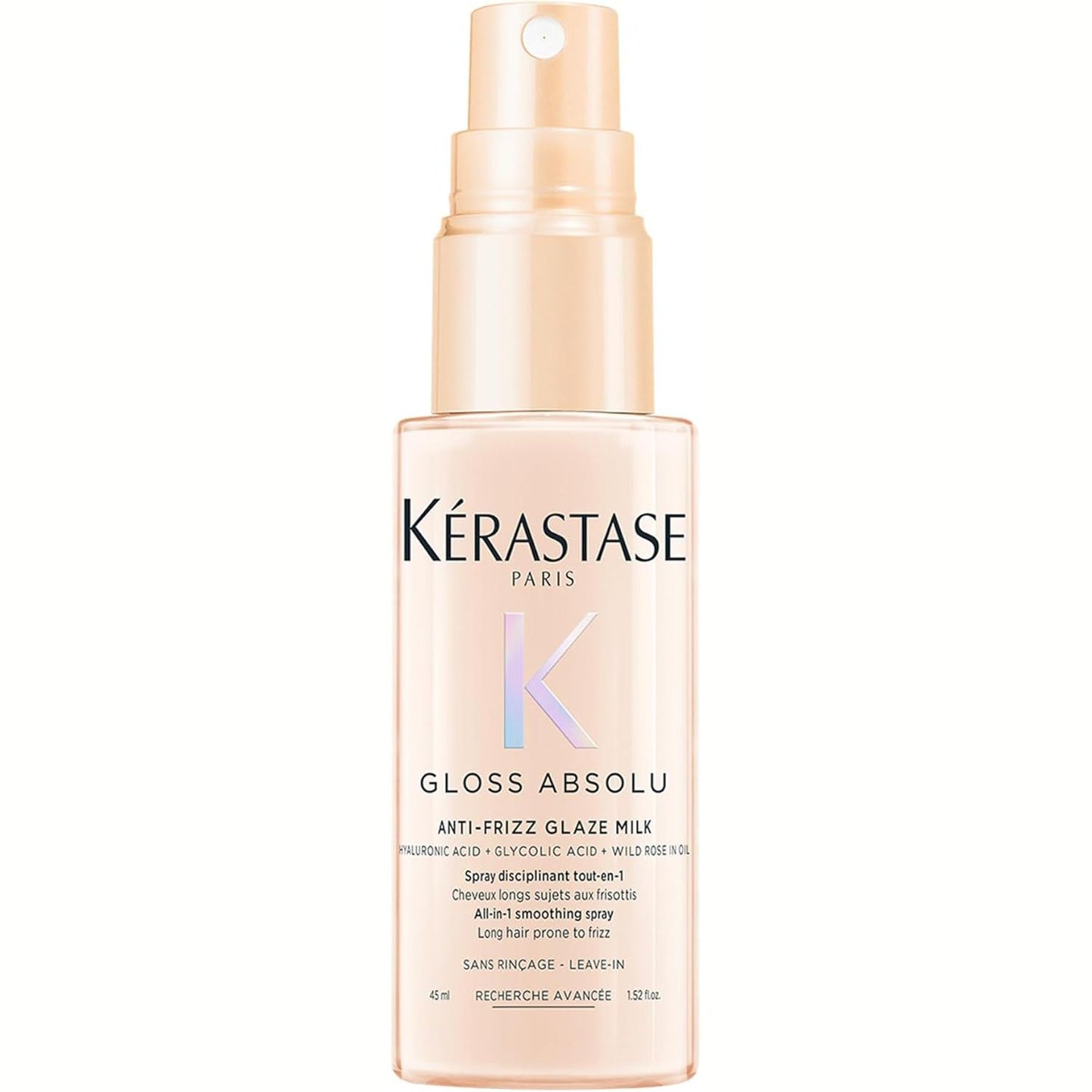 317711 - KÉRASTASE GLOSS ABSOLU - QUMSHT ME GLAZURË KUNDËR KËCURRELAVE - SPREJ DISCIPLIN PËR FLOKË TË GJATË DHE ME TENDENCË KËCURRELASH - 45 ml