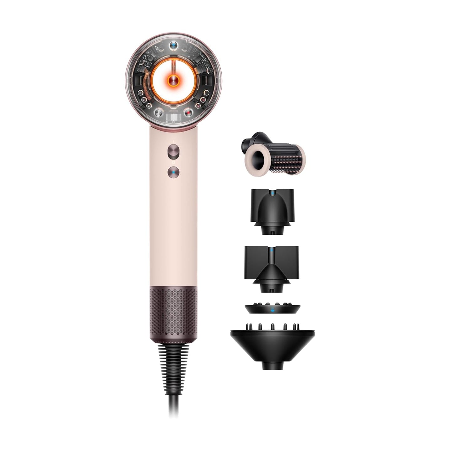 315026 - DYSON Tharëse flokësh Supersonic Nural™ e drejtë+me onde, tharje e shpejtë, rregullim automatik i temperaturës, 5 aksesorë inteligjentë