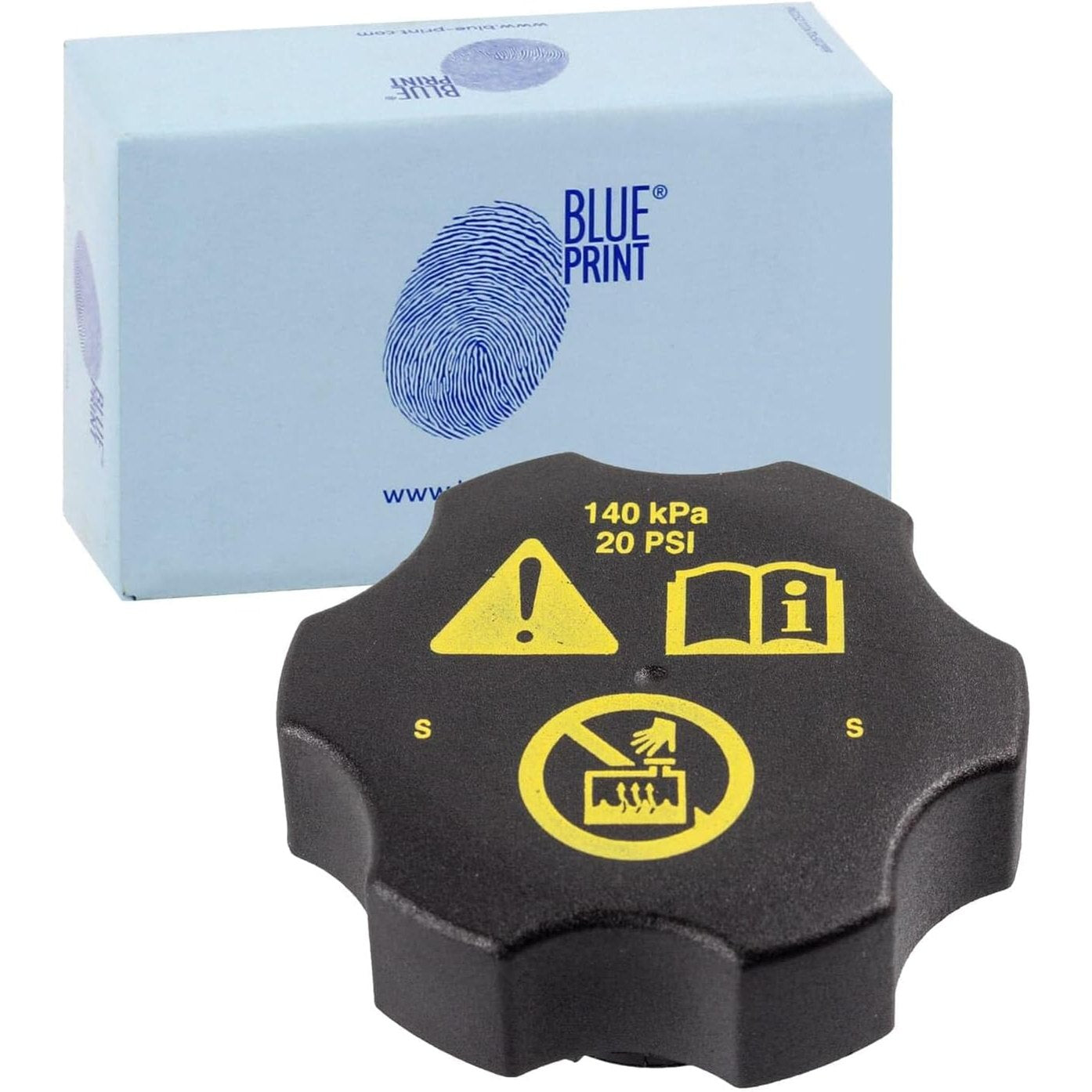 322753 - BLUE PRINT ADG09928 KAPAK RADIATORI PËR REZERVUARIN E ZGJERIMIT TË FTOHËSIT, 1 COPË