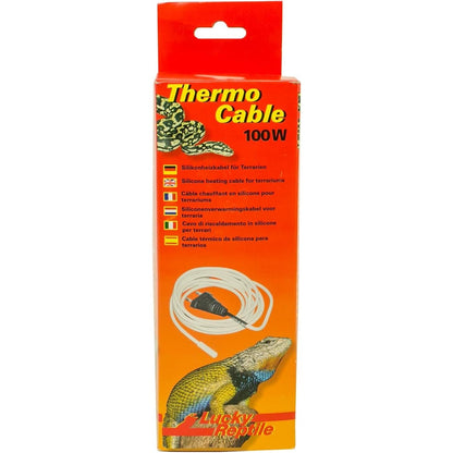 217193 - LUCKY REPTILE Kabllo Termike, Kabllo Ngrohëse Terrariumi 100W, 10m me lidhje të ftohtë 1.5m, ngrohje e shpejtë dhe nxehtësi e njëtrajtshme, silikon i papërshkueshëm nga uji