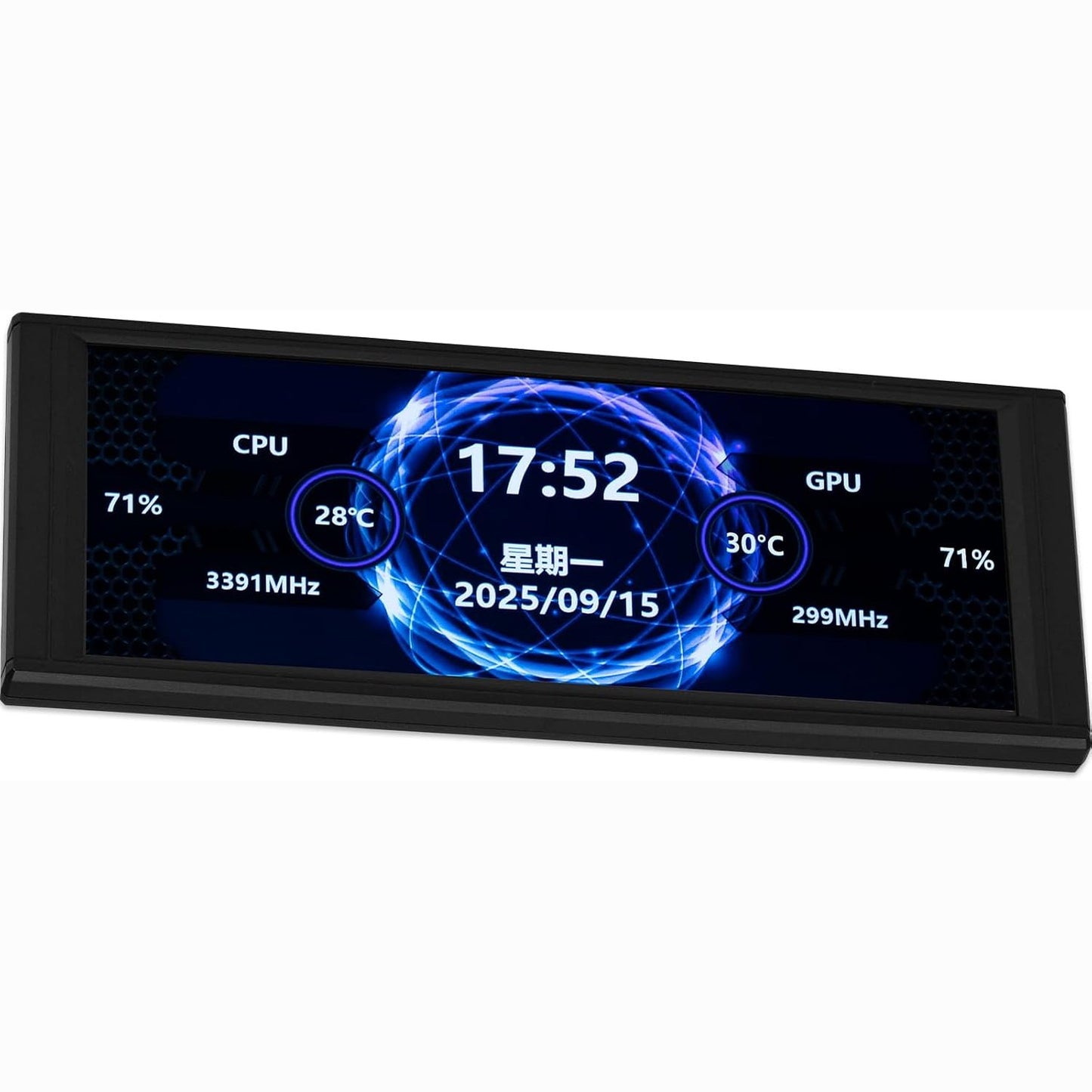 268004 - THERMALRIGHT Monitor PC me ekran LCD AIO 7 inç Trofeo Vision, ekran USB Type-C për monitorim hardueri në kohë reale, me tema të paracaktuara dhe të bëra vetë