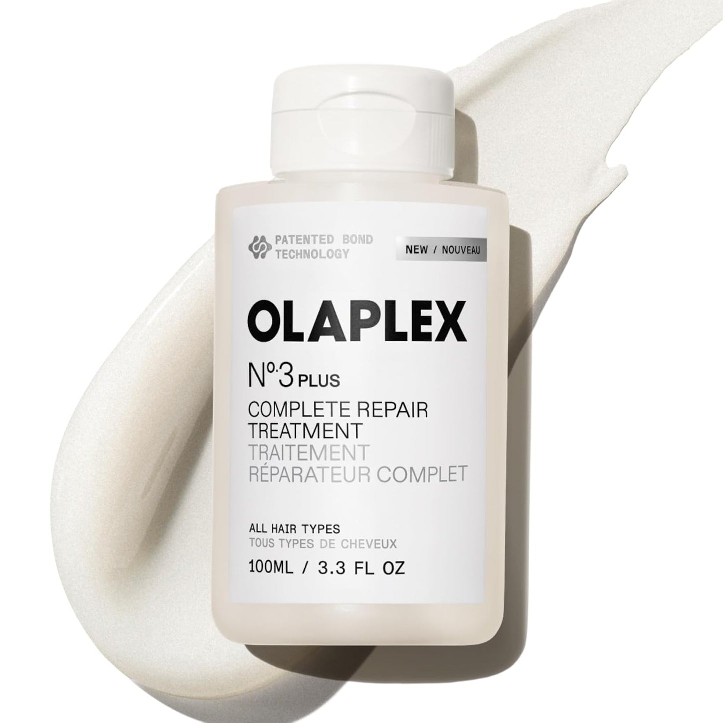 271372 - OLAPLEX N°.3PLUS Trajtim i plotë riparimi, 100 ml, para shamposjes, riparon dëmtimet, 3 minuta, 3 herë më i fortë, 3 herë më i butë