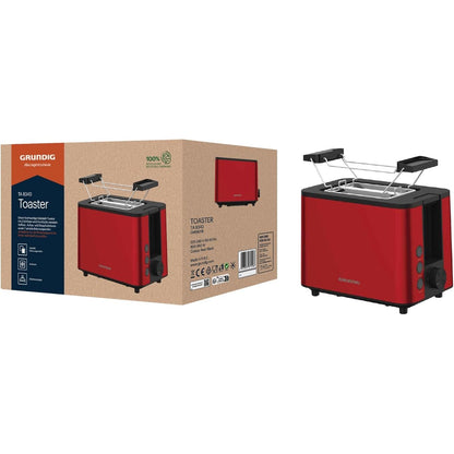 162294 - GRUNDIG Toster TA8340, me Fuqi 950 W, ngjyrë e Kuqe