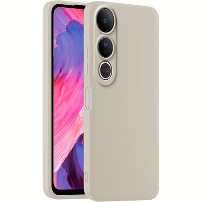 296461 - HULLIN Mbështjellëse telefoni prej silikoni shumëngjyrëshe për VIVO V50 Lite 5G / VIVO V50 Lite (4G) (6.77"), E zezë