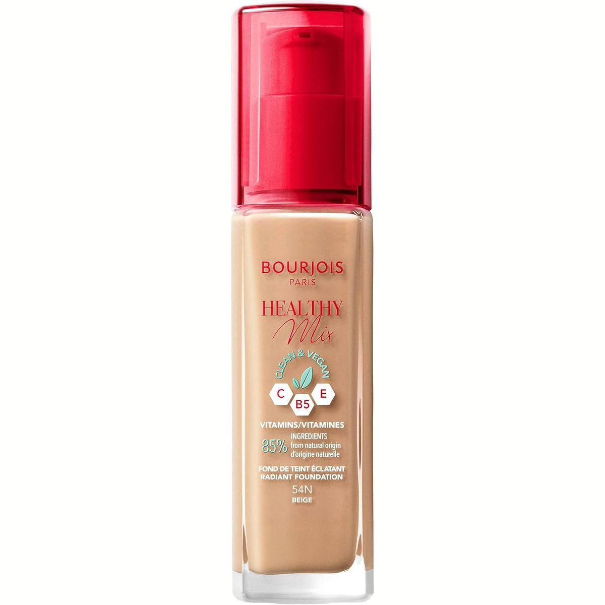 307988 - BOURJOIS Fondatinë Healthy Mix, 54 N Beige, 30 ml