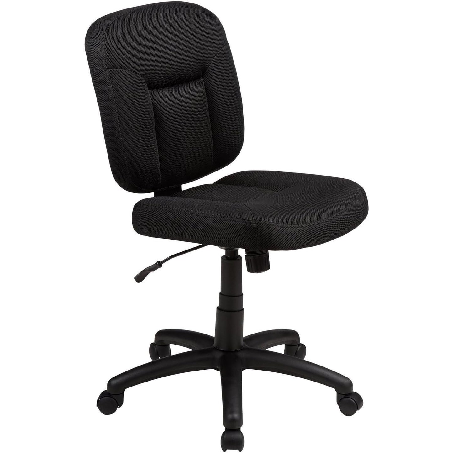 292233 - AMAZON BASICS Karrige Zyre, Karrige Tavoline me Shpinë të Mbushur, Miqësore me Shpinë, e Rregullueshme në Lartësi, 65 Th x 61 G x 87.5-98 L cm, E Zezë