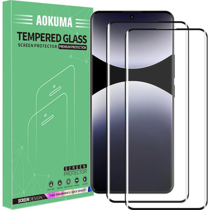 190476 - XIAOMI Mbrojtës Ekrani prej Qelqi të Temperuar 3D për Redmi Note 14 Pro 5G/POCO X7, Fortësi 9H, i Papërshkueshëm nga Thyerja dhe Flluskat [Pako me 2]