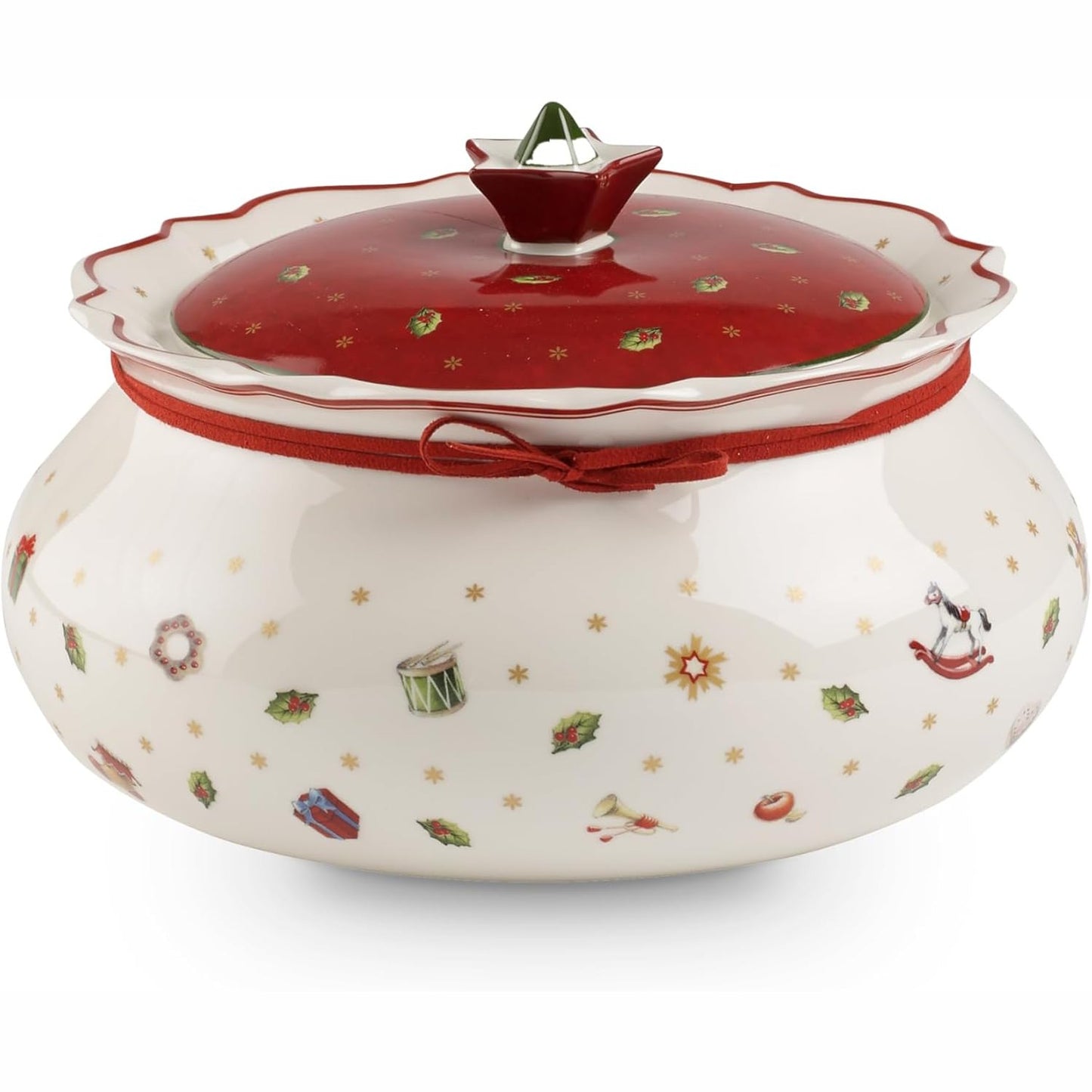 226642 - VILLEROY & BOCH Kavanoz i Vogël për Ruajtje Toy's Delight, Porcelan, për Biskota Krishtlindjesh, Dekorim Krishtlindjesh