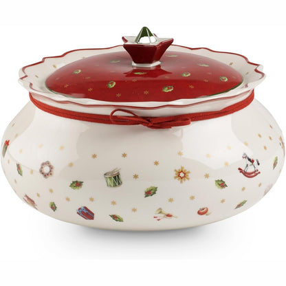 226642 - VILLEROY & BOCH Kavanoz i Vogël për Ruajtje Toy's Delight, Porcelan, për Biskota Krishtlindjesh, Dekorim Krishtlindjesh