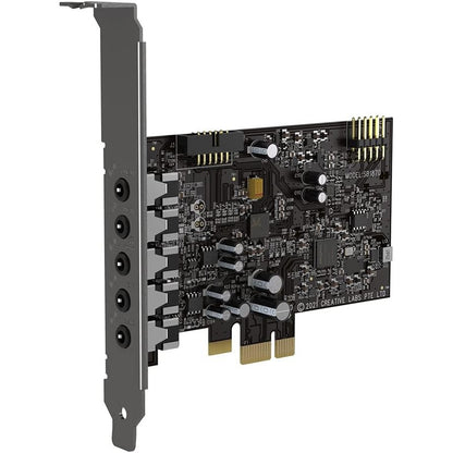 266289 - CREATIVE Kartë zëri Sound Blaster Audigy Fx V2, e brendshme PCI-e, rezolucion të lartë, tingull diskret 5.1, tingull virtual rrethues, modalitet Scout, komplet SmartComms për PC