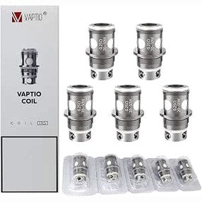 275863 - VAPTIO Aksesori për Cigare Elektronike PT1 Spirale 129A, 0.25hm, 20-50W, 5 copë, i përshtatshëm për SOLO 2 KIT, Pa Lëng Elektronik, Pa Nikotinë