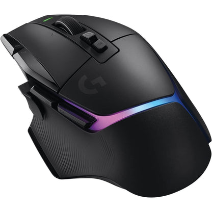 272844 - LOGITECH G502 X Maus lojërash me ndriçim pa tel, butona optikë hibridë LIGHTFORCE, LIGHTSYNC RGB, sensor HERO 25K, i pajtueshëm me PC - macOS/Windows - i zi