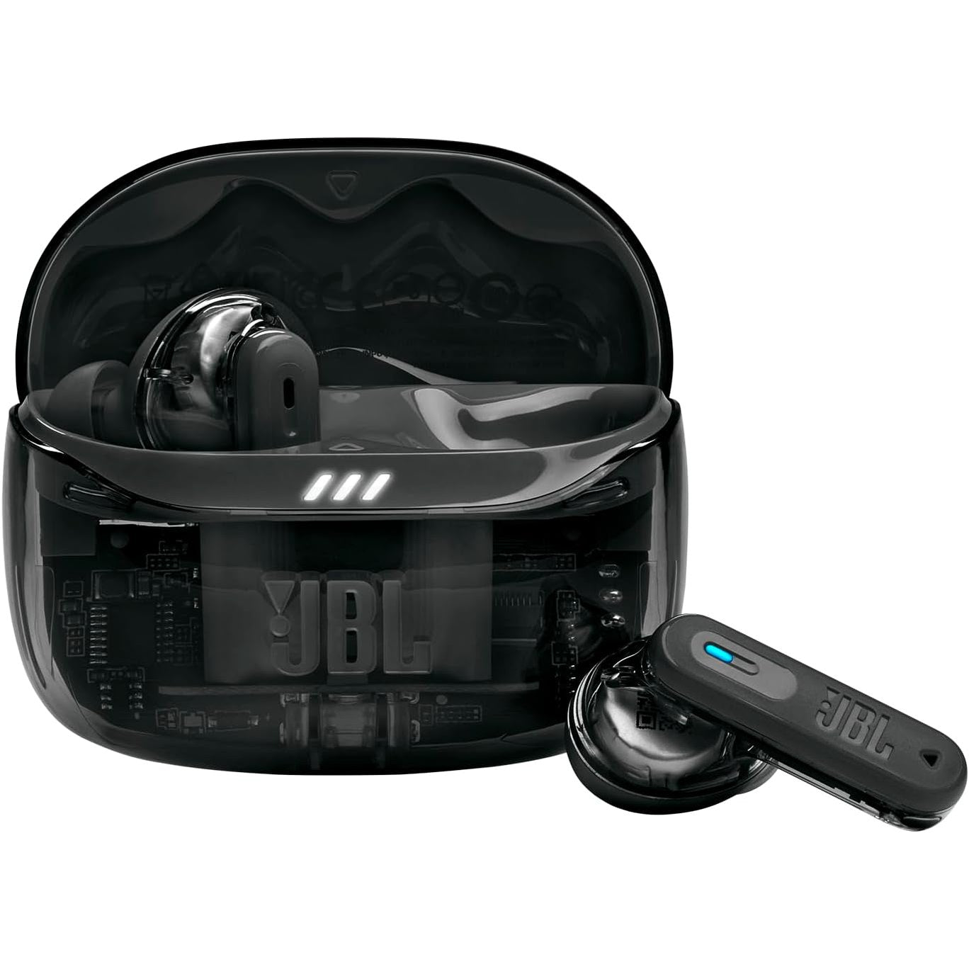 272981 - JBL Kufje TuneBeam Ghost 2, Bluetooth, anulim zhurmash, 48 orë, IP54, Black Ghost