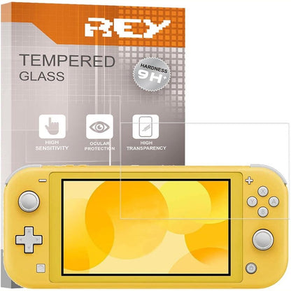 309313 - REY Mbrojtës Ekrani 2X për Nintendo Switch Lite, Xham i Temperuar Premium