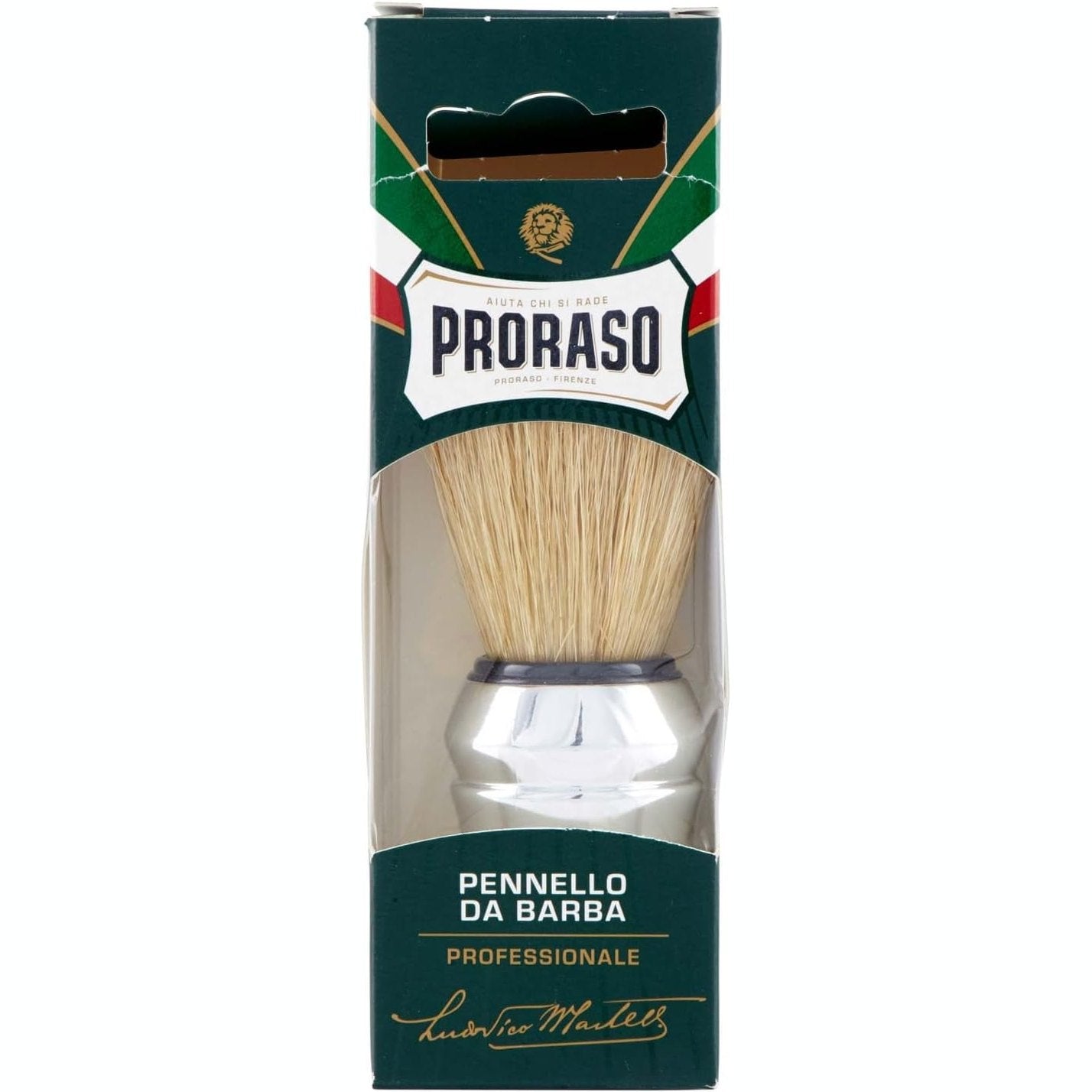275628 - PRORASO Furçë rroje profesionale me qime natyrale për kujdesin e mjekrës