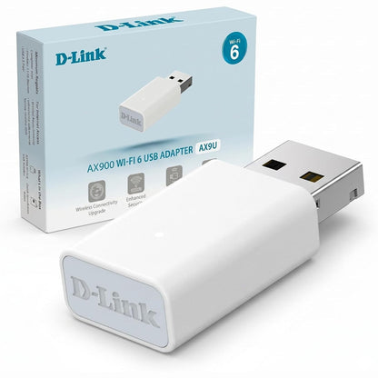 273591 - D-LINK Adaptor USB AX9U AX900 Wi-Fi 6, MU-MIMO, Dual Band, BT 5.3, WPA3, USB 2.0, i pajtueshëm me Windows 11/10