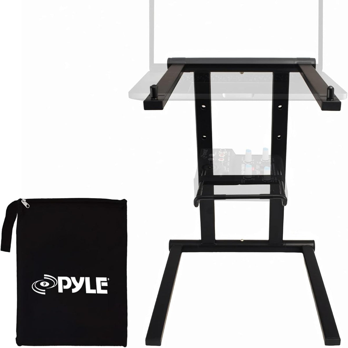 299516 - PYLES Mbajtëse për Laptop, Tavolinë qëndrimi me lartësi të rregullueshme, tabaka të palosshme, aksesorë për iPad dhe stacion pune