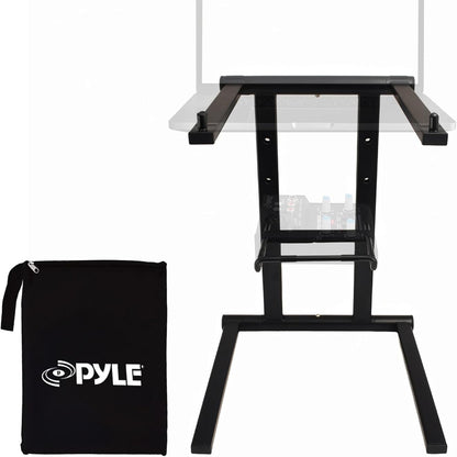 299516 - PYLES Mbajtëse për Laptop, Tavolinë qëndrimi me lartësi të rregullueshme, tabaka të palosshme, aksesorë për iPad dhe stacion pune