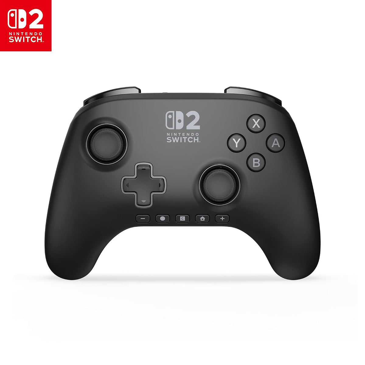 305185 - POWERA KONTROLLUES WIRELESS ADVANTAGE PËR NINTENDO SWITCH 2, I ZI, I LICENCUAR ZYRTARISHT, EFTEKTE REVERB, BUTONA TË CAKTUAR, KONTROLLUES PRO, BUTON C, KONTROLLE LËVIZJE