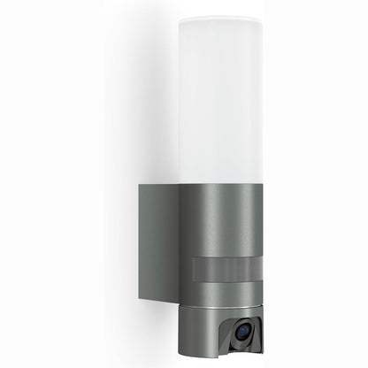245020 - STEINEL Dritë LED e jashtme L 625 CAM SC, 2K, interfon, detektor lëvizjeje, Wi-Fi 6, xham opal, alumin, antracit