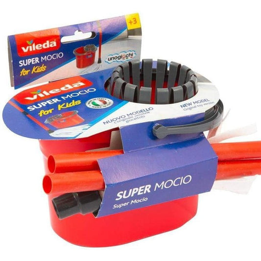 137278 - VILEDA - Set Lojëra Origjinale me Mop dhe Kovë Supermocio, Modeli VLE04000