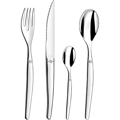 170603 - LOU LAGUIOLE - Set Takëmesh 24-Pjesë për 4 Persona - Modeli Jet - Çelik Inox 18/0 me Përfundim të Lëmuar