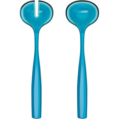 185401 - GUZZINI - Takëm Sallate Blu Dolcevita, Prej Plastike me Bazë Biologjike