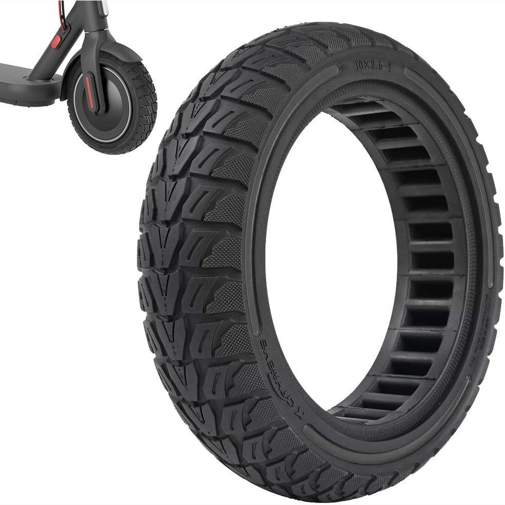 314268 - VOLOHAS Gomë e ngurtë 10x2.5-7 për skuterin elektrik Xiaomi 4 Pro/4Pro Plus/4Pro Max, Anti-rrëshqitëse