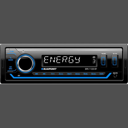 288545 - BLAUPUNKT BPA 1123 BT, radio makine 1-DIN, Bluetooth, USB, hyrje Aux, dalje Sub, 4x50 vat, 12V